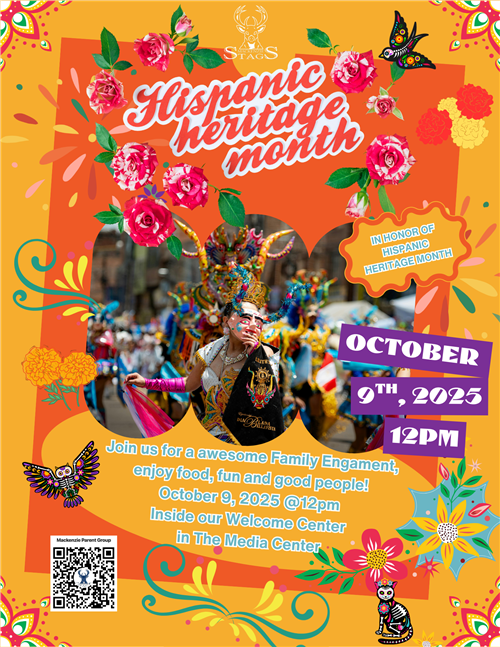 Hispanic Heritage Family Engagement October 9th 12pm 